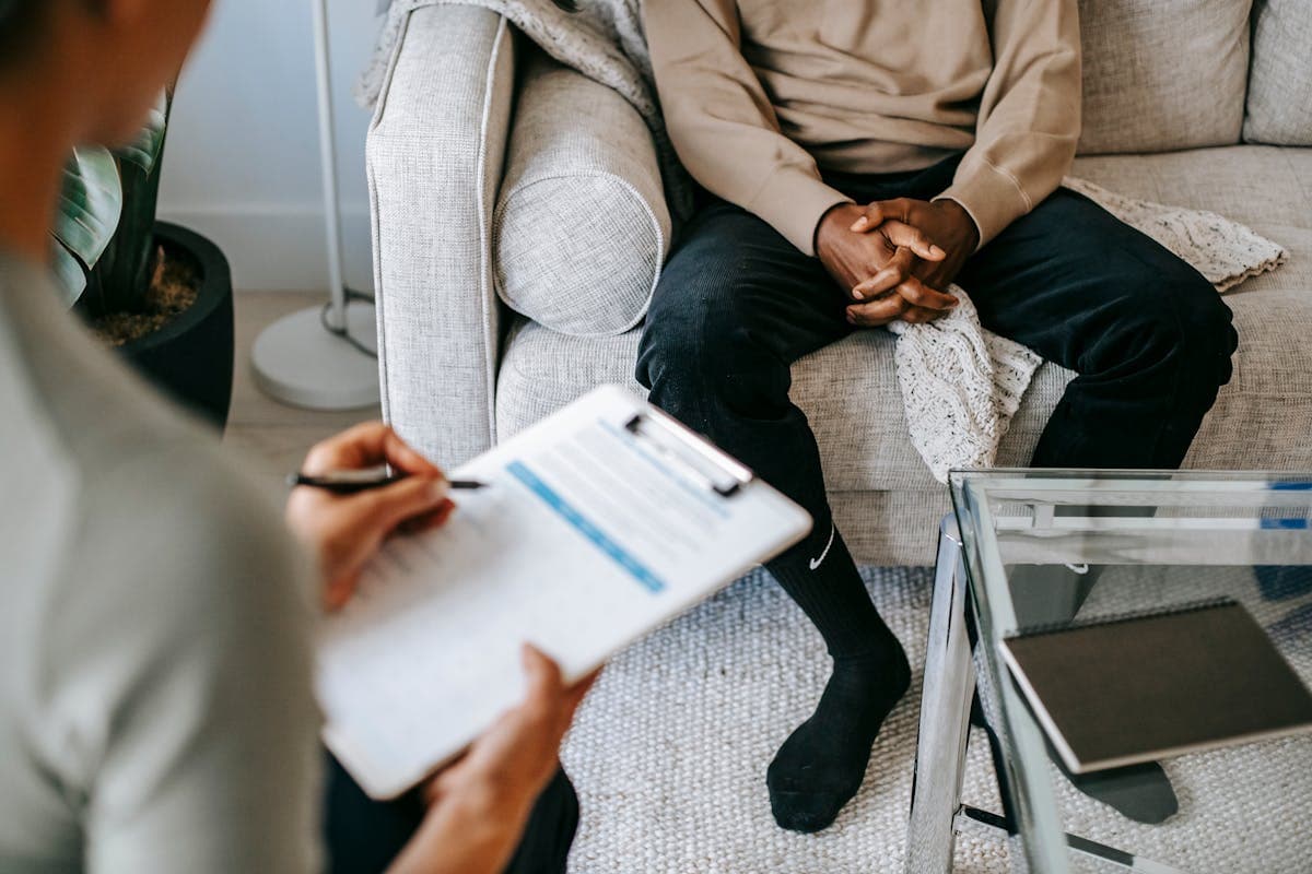 Individual therapy counseling session